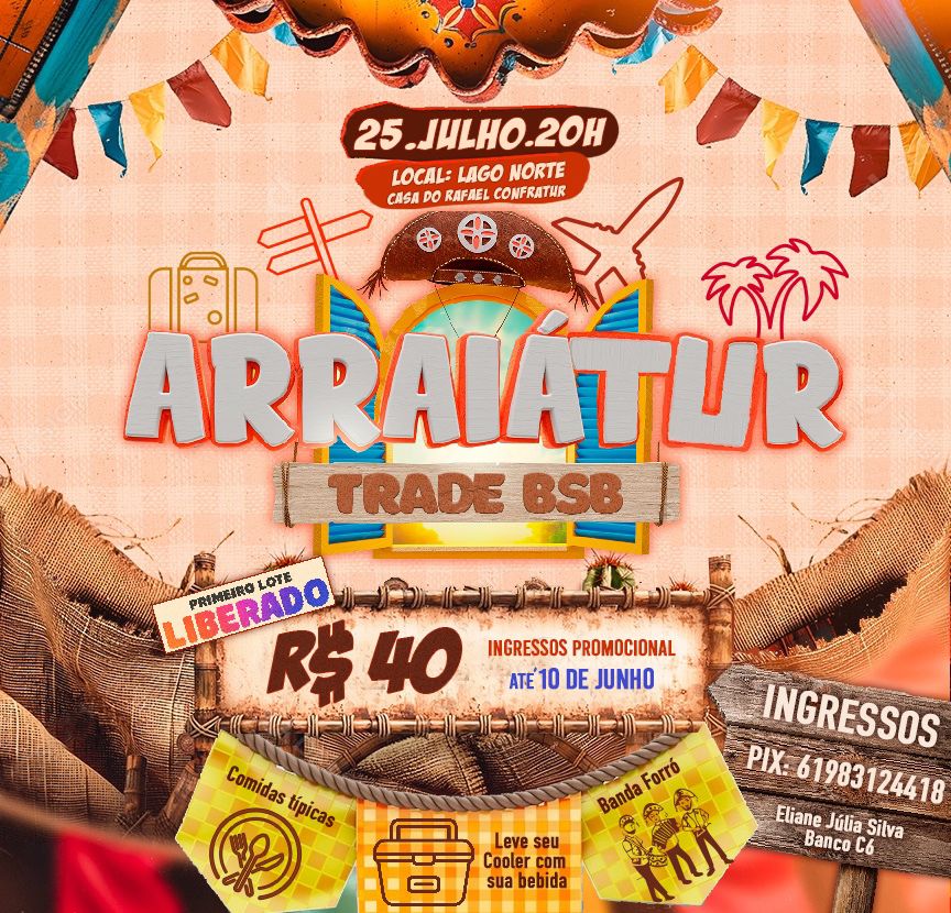 Brasília sedia o Arraiátur 2025