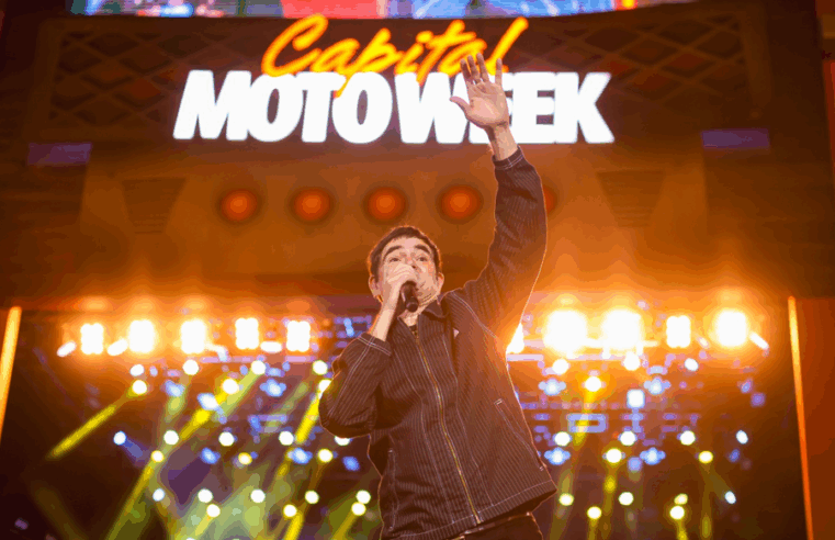 Samuel Rosa encerra primeiro fim de semana do Capital Moto Week com estreia emocionante