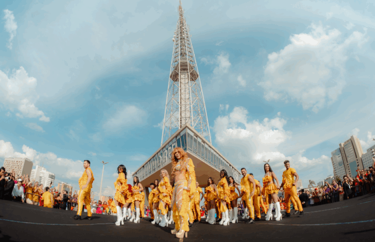 Joelma grava clipe da música “Celebrar” na Torre de TV em Brasília