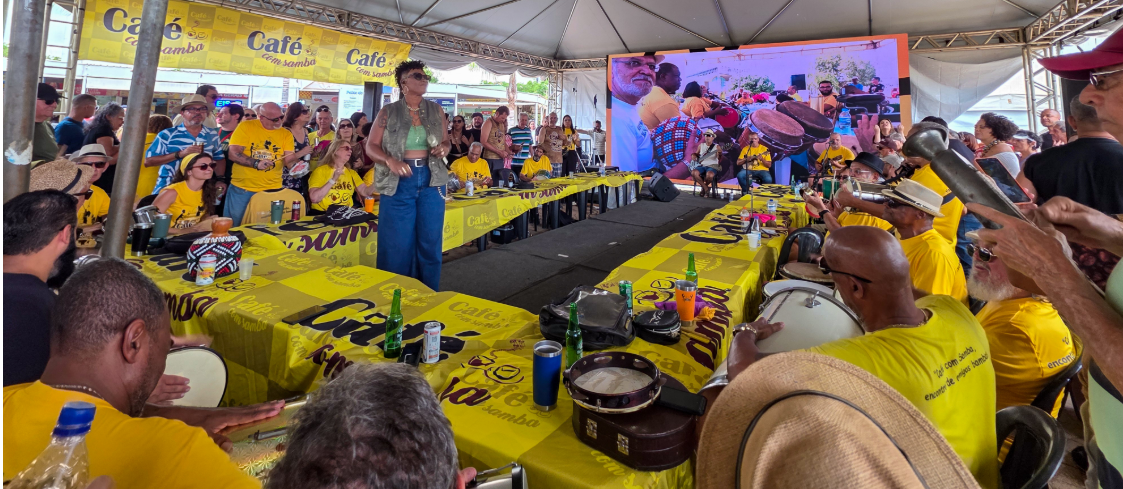 Café com Samba ocupa a Torre de TV e transforma o coração de Brasília em palco da cultura popular