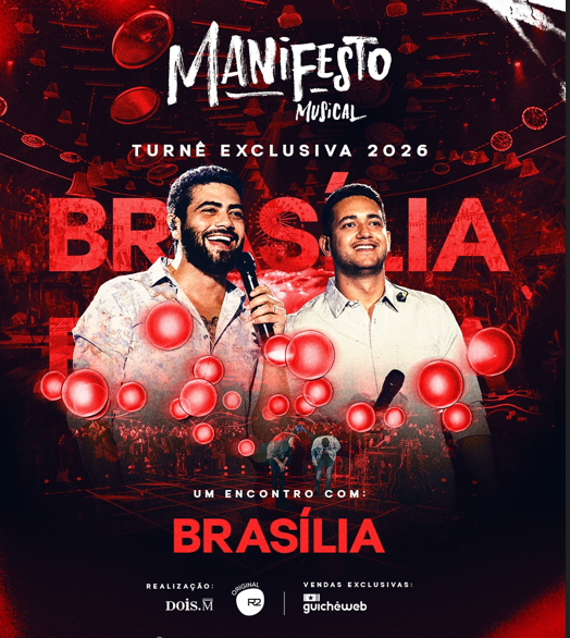 Henrique & Juliano abrem venda de ingressos para show da turnê “Manifesto Musical” em Brasília