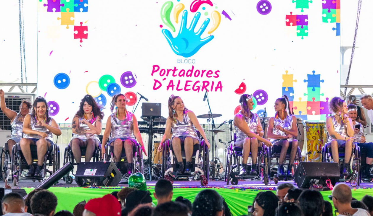Portadores da Alegria ocupa o Parque da Cidade no DF Folia 2026 com carnaval inclusivo, familiar e acessível