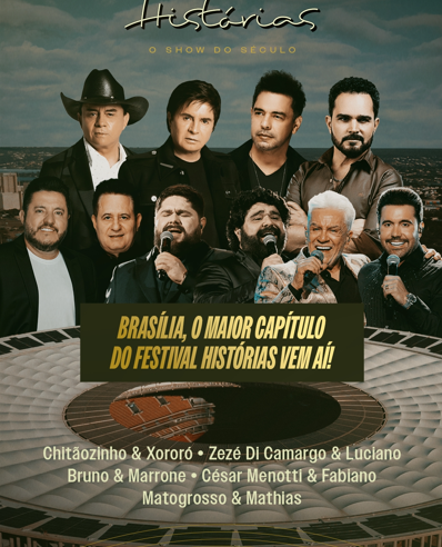 Do gramado ao backstage: como o Festival Histórias transforma o show em uma experiência sob medida em Brasília