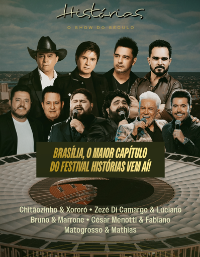 Do gramado ao backstage: como o Festival Histórias transforma o show em uma experiência sob medida em Brasília