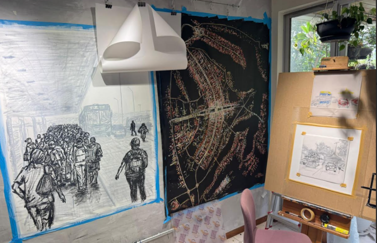 Exposição gratuita transforma pintura em experiência imersiva e convida público a “perder a borda” em Brasília