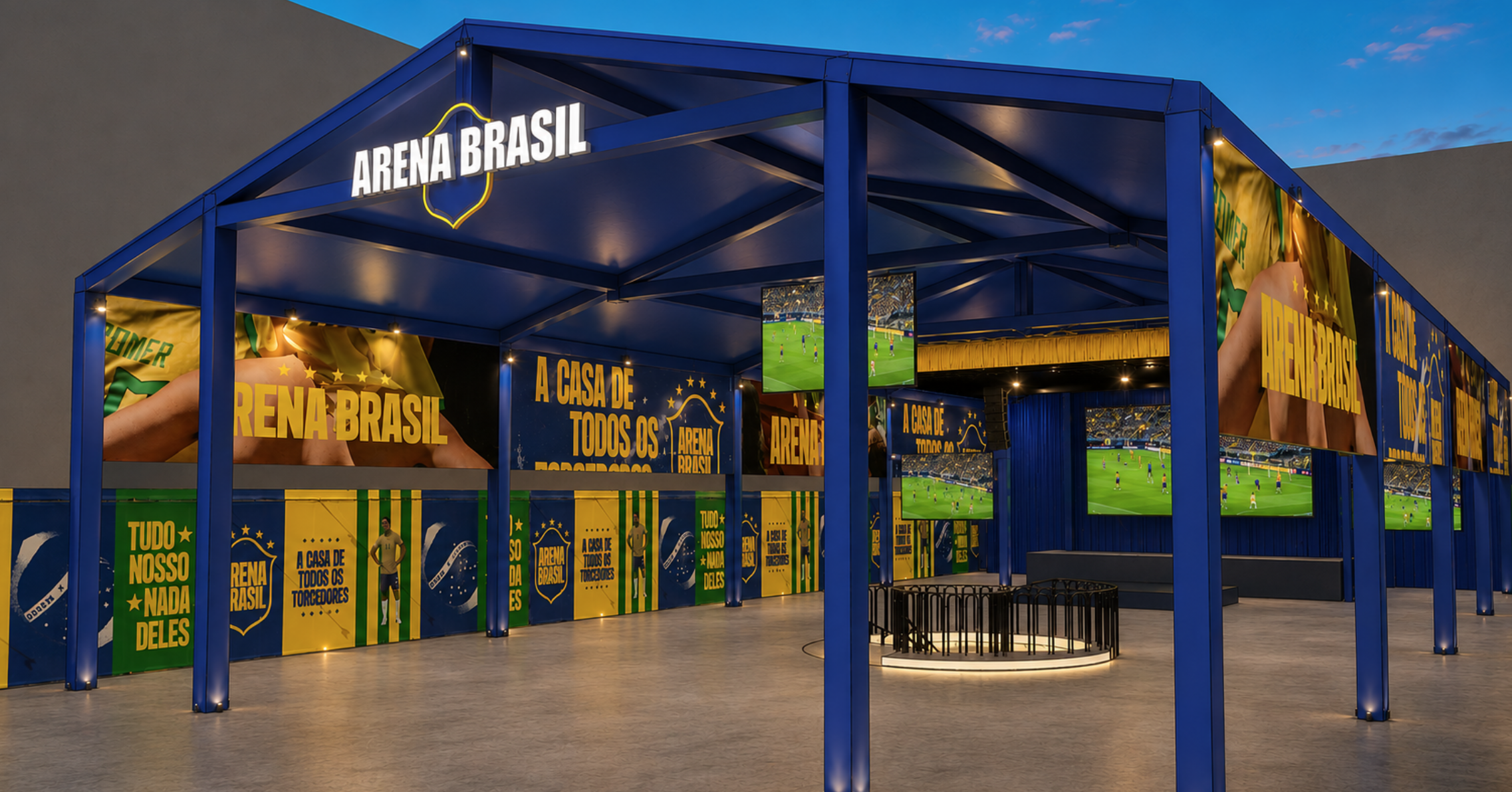 Arena Brasil transforma Brasília em uma grande casa do torcedor durante a Copa do Mundo