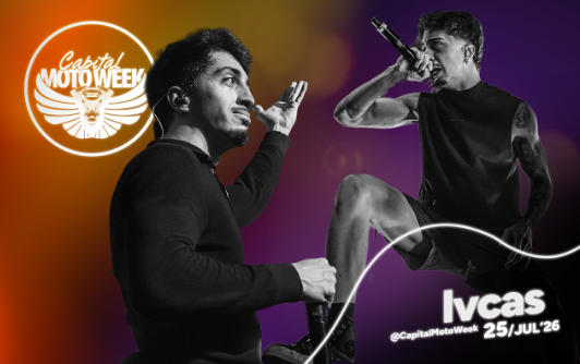 Capital Moto Week confirma Lvcas em lineup que conecta o rock clássico à nova geração digita