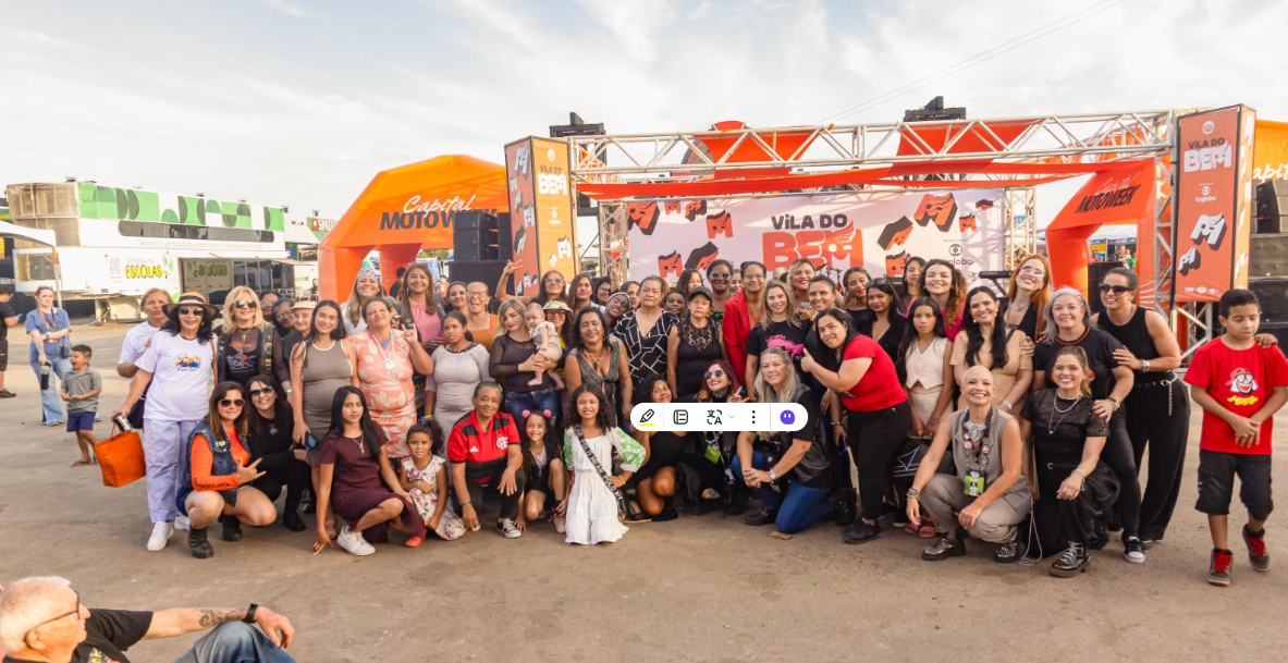 Capital Moto Week oferece mais de 100 atividades gratuitas de saúde, cultura e cidadania na Vila do Bem
