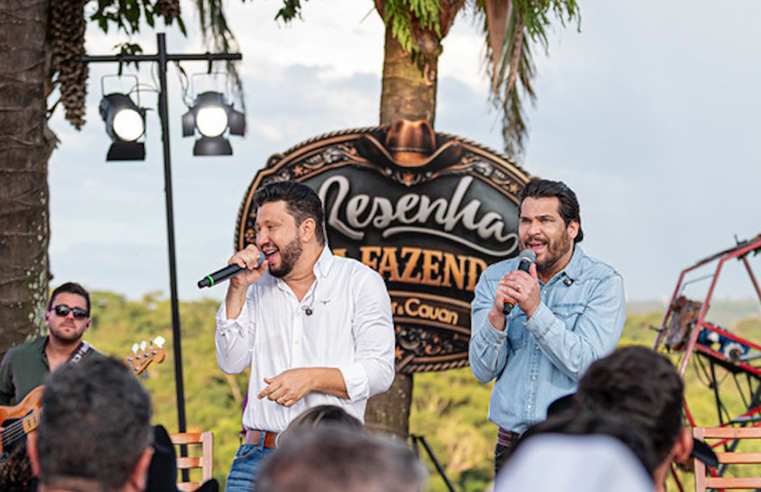 Cleber & Cauan celebram trajetória de sucessos com uma grande edição da “Resenha na Fazenda” em Luziânia