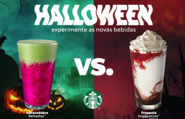 Starbucks lança bebidas limitadas para o Halloween